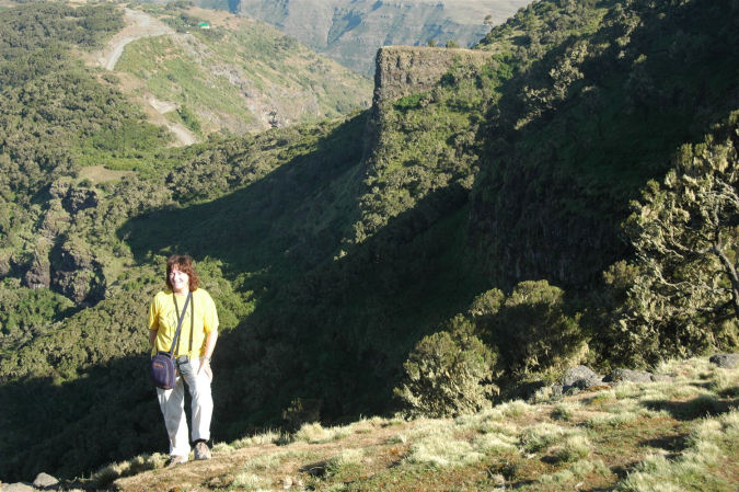 ja w czasie trekkingu